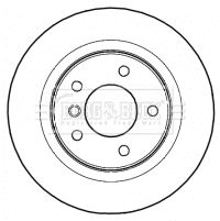 BORG & BECK Тормозной диск BBD4466